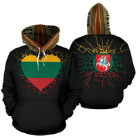 Lithuania Hoodie Lithuania Runs In My Blood RLT6 - Wonder Print Shop