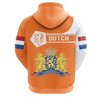 Netherlands Hoodie Coat Of Arms Simple Style RLT7 - Wonder Print Shop