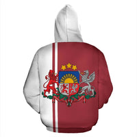 Latvia All Over Hoodie Straight Version RLT6 - Wonder Print Shop