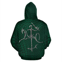 Lithuania Green Armor Hoodie RLT6 - Wonder Print Shop