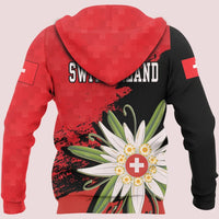 Switzerland Edelweiss Hoodie RLT13 - Wonder Print Shop