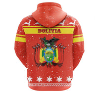 Christmas Bolivia Hoodie Coat Of Arms RLT6 - Wonder Print Shop