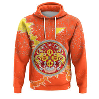Bhutan Christmas Hoodie Coat Of Arms X Style RLT6 - Wonder Print Shop