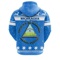 Christmas Nicaragua Hoodie Coat Of Arms RLT8 - Wonder Print Shop