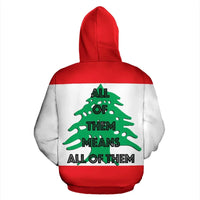 Lebanon All of Them Hoodie RLT6 - Wonder Print Shop