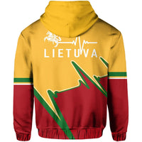 Lithuania Hoodie Lietva In My Heartbeat RLT6 - Wonder Print Shop
