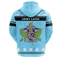 Christmas Saint Lucia Hoodie Coat Of Arms RLT6 - Wonder Print Shop