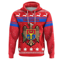 Christmas Moldova Hoodie Coat Of Arms JW09 RLT13 - Wonder Print Shop
