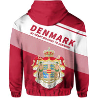 Denmark Flag Motto Hoodie Limited Style RLT13 - Wonder Print Shop