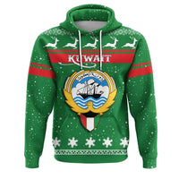 Christmas Kuwait Hoodie Coat Of Arms RLT8 - Wonder Print Shop