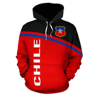 Chile All Over Hoodie Curve Style RLT7 - Wonder Print Shop