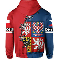Czech Republic Hoodie Lion Coat Ofrms RLT13 - Wonder Print Shop