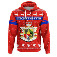 Christmas Liechtenstein Hoodie Coat Of Arms RLT6 - Wonder Print Shop