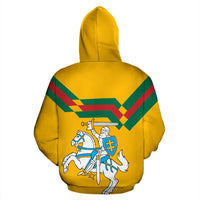 Lithuania Hoodie Vytis Flag Color Sports Style Ver.3 RLT6 - Wonder Print Shop