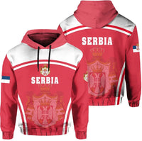 Serbia Hoodie Sport Style RLT7 - Wonder Print Shop