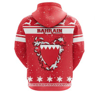 Christmas Bahrain Hoodie Coat Of Arms RLT8 - Wonder Print Shop