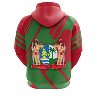 Suriname Hoodie Coat Of Arms Rockie RLT7 - Wonder Print Shop