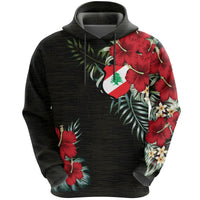 Lebanon Hoodie Hibiscus RLT6 - Wonder Print Shop