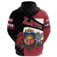 Latvia Hoodie Flag and Valknut Symbols RLT6 - Wonder Print Shop