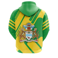 Guyana Hoodie Coat Of Arms Rockie RLT8 - Wonder Print Shop