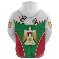 Palestine Independence Hoodie Circle Stripes Flag Proud Version RLT13 - Wonder Print Shop