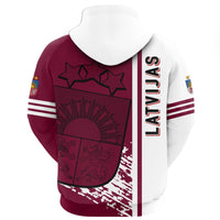 Latvia Pullover Hoodie Quarter Style RLT6 - Wonder Print Shop