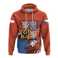 Czech Republic Coat Ofrms Hoodie Spaint Style RLT13 - Wonder Print Shop