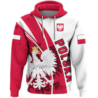 Poland Hoodie - Flag And Coat Of Arm Of Poland RLT7 - Wonder Print Shop