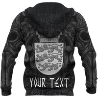 Custom African Hoodie Denmark Odin and Drakkar RLT13 - Wonder Print Shop