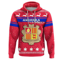 Christmas Andorra Hoodie Coat Of Arms RLT8 - Wonder Print Shop
