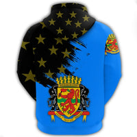 Congo Hoodie Coat Of Arms Flag Style RLT13 - Wonder Print Shop