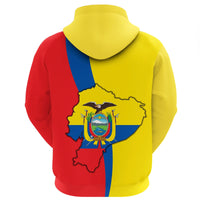 Ecuador N Flag Hoodie RLT12 - Wonder Print Shop