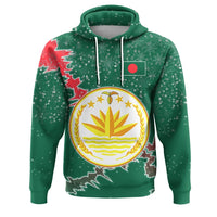 Bangladesh Christmas Hoodie Coat Of Arms X Style RLT6 - Wonder Print Shop