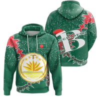 Bangladesh Christmas Hoodie Coat Of Arms X Style RLT6 - Wonder Print Shop