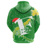 French Guiana Christmas Hoodie Coat Of Arms X Style RLT8 - Wonder Print Shop