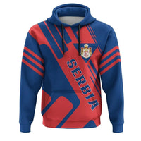 Serbia Hoodie Coat Of Arms Rockie RLT7 - Wonder Print Shop