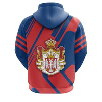 Serbia Hoodie Coat Of Arms Rockie RLT7 - Wonder Print Shop