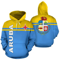 Aruba All Over Hoodie Horizontal Style RLT7 - Wonder Print Shop