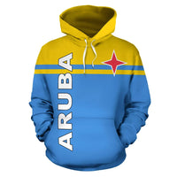 Aruba All Over Hoodie Horizontal Style RLT7 - Wonder Print Shop