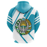 Uzbekistan Hoodie Coat Of Arms Rockie RLT12 - Wonder Print Shop