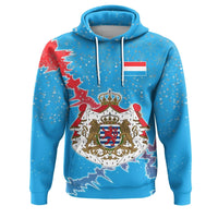 Luxembourg Christmas Hoodie Coat Of Arms X Style8 RLT6 - Wonder Print Shop