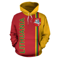 Lithuania All Over Hoodie Straight Version RLT6 - Wonder Print Shop