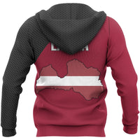 Latvia Map Special Pullover Hoodie RLT6 - Wonder Print Shop