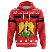 Christmas Syria Hoodie Coat Of Arms RLT6 - Wonder Print Shop