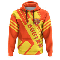 Bhutan Hoodie Coat Of Arms Rockie RLT6 - Wonder Print Shop