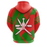 Oman Hoodie Coat Of Arms Rockie RLT13 - Wonder Print Shop