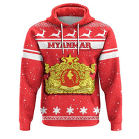 Christmas Myanmar Hoodie Coat Of Arms RLT7 - Wonder Print Shop