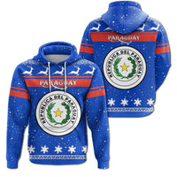 Christmas Paraguay Hoodie Coat Of Arms RLT7 - Wonder Print Shop