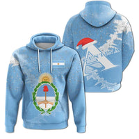 Argentina Of The Congo Christmas Hoodie Coat Of Arms X Style RLT13 - Wonder Print Shop