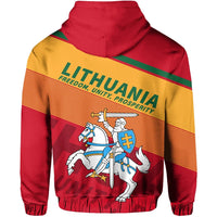 Lithuania Flag Motto Hoodie Red Limited Style RLT6 - Wonder Print Shop